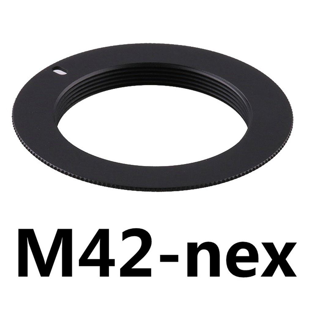 Bague Adaptatrice M42 Bague Adaptatrice Métallique pour Objectif pour Monture E NEX-3 NEX5n NEX5t A7 A6000 Bague Adaptatrice d'Objectif pour Appareil Photo