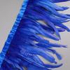25-30cm Rooster Feather Trimming Chicken Feathers Trims Rooster Tail Feather Ribbon Dress Skirt Costume Carnival Decoration