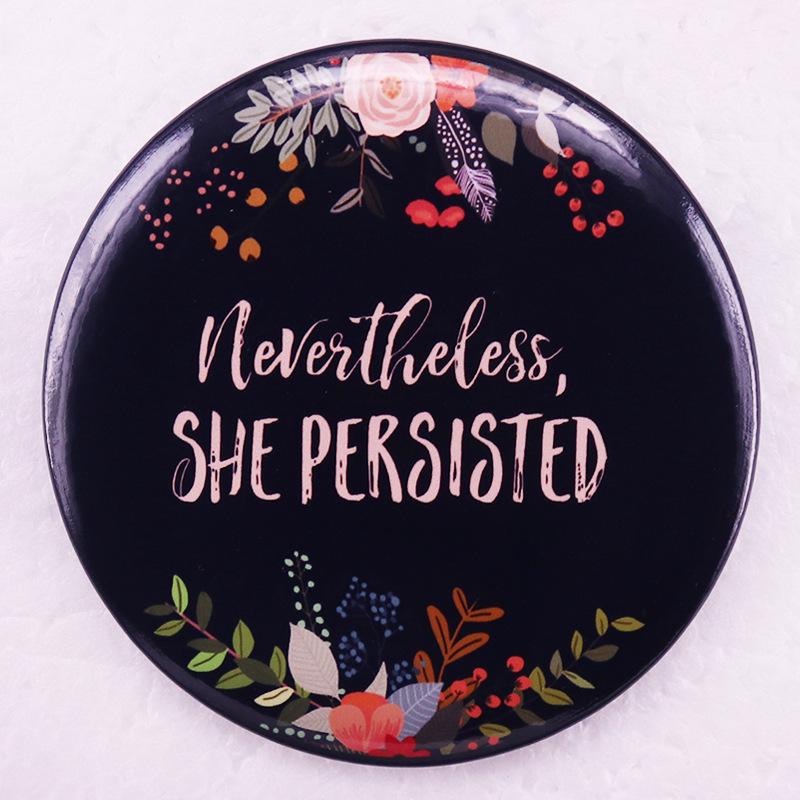 

Black Floral Brooch for Girlfriend