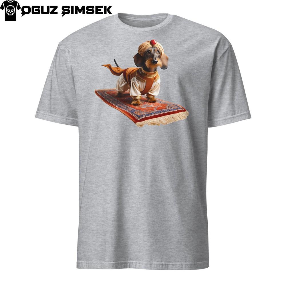 

Wire-Haired Dachshund T-Shirt Unisex Dackel Dog Oktoberfest Tee Flying Carpet S