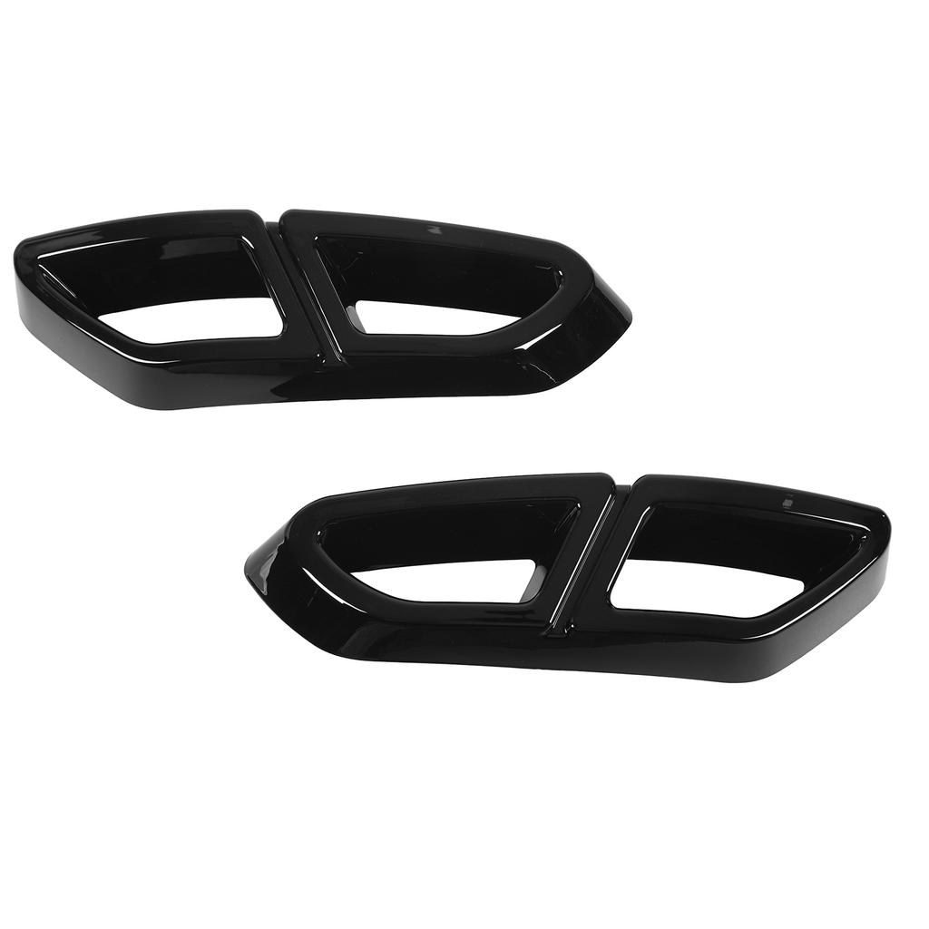 1 Paar Uitlaatdemper Eindpijp Cover Trim Vervanging voor Variant B8 2014+