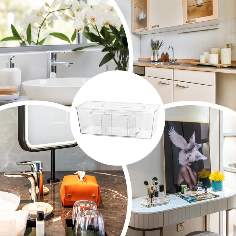 Cutlery Organizer Daily Drawer Divider Tray Rectangle Easy Clean Home Kitchen Spoon Fork Separation Box Home Storage Accessories