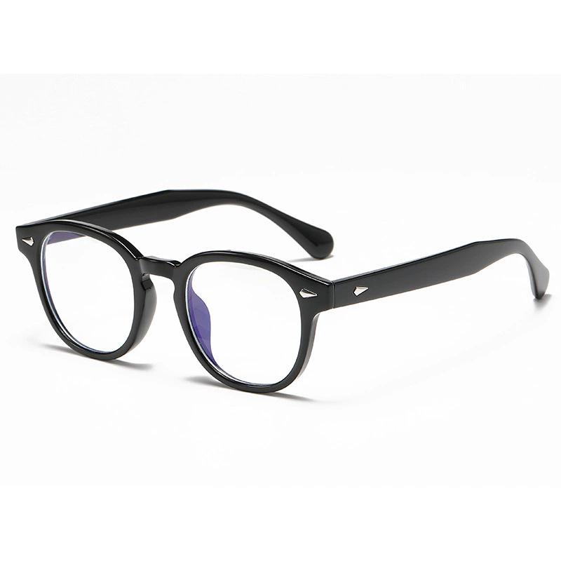 

Retro Rivet Round Sunglasses with Prescription Option - European & American INS Korean Style