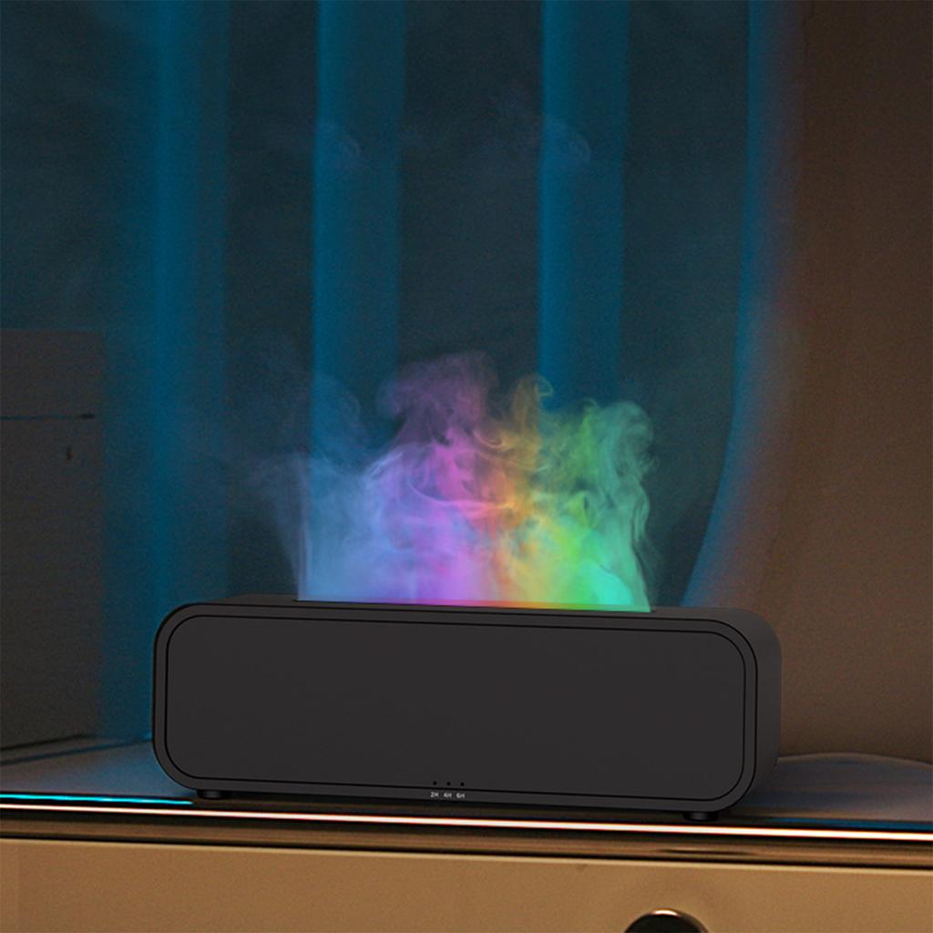 Music Pickup Rhythm Flame Aromatherapy Machine Home Gaming Room Voice-controlled Desktop Spray Humidifier