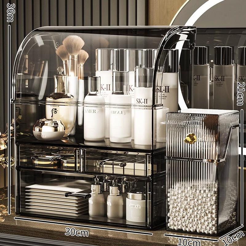 Пылезащитный акриловый органайзер для косметики Handun