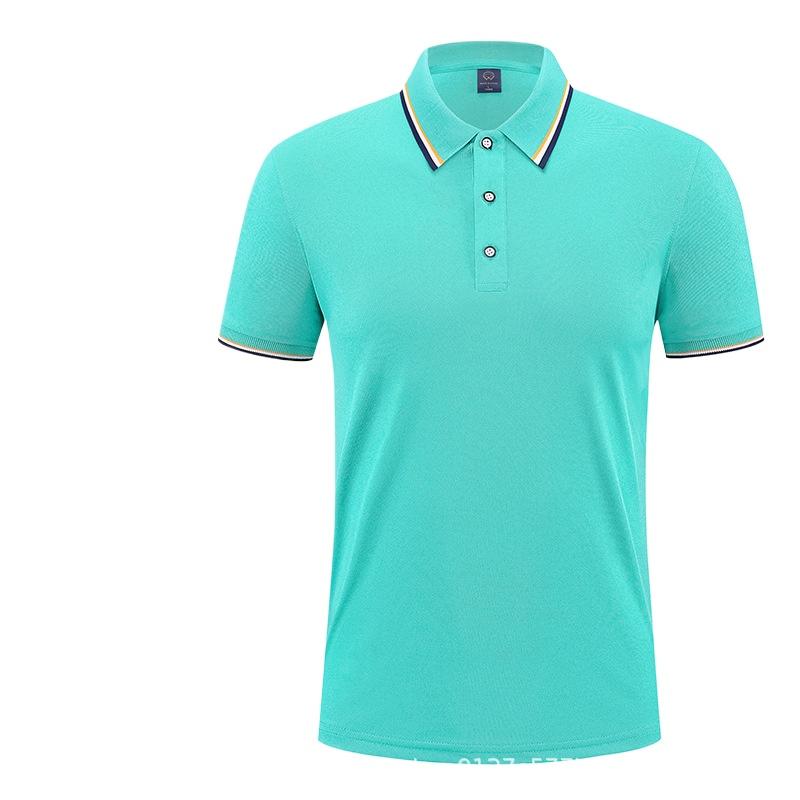 Women Summer Polo Shirt Ice Silk Short Sleeve Workwear T-shirt Ladies Training Casual Teacher's Clothing