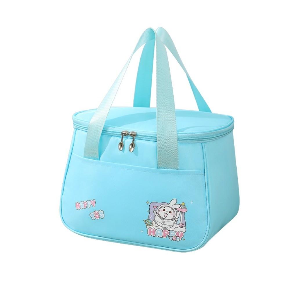 Waterproof Insulated Thermal Bag Cute Picnic Handbag Fashion Cartoon Lunch Bag Men Women