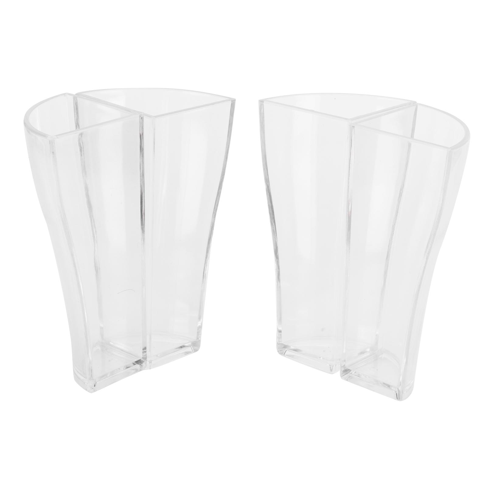 4in 1 Beer Glass Cups Mug Transparent Acrylic Wine Glass for Bar   Party Supplies