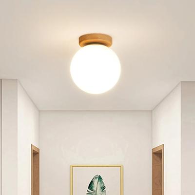IRALAN נורדי תקרת זכוכית אור תקרת LED יחיד מנורת תקרת כניסה מסדרון מרפסת סלון חדר שינה גופי תאורה למעבר