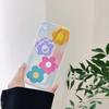 Cartoon Gradienten Blume Ins Stoßfest Shell Für Iphone 11 12 Promax 13 14 Pro Max Plus Relif Weiche Silikon Telefon fall Conque