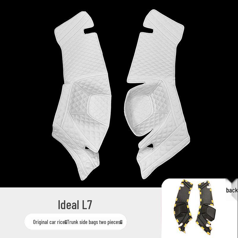 Ideal L7 Bagaj Paspası: Araba İçi için Tam Çevre Arka Bagaj Paspası, Orijinal Araba Rengine Uygun