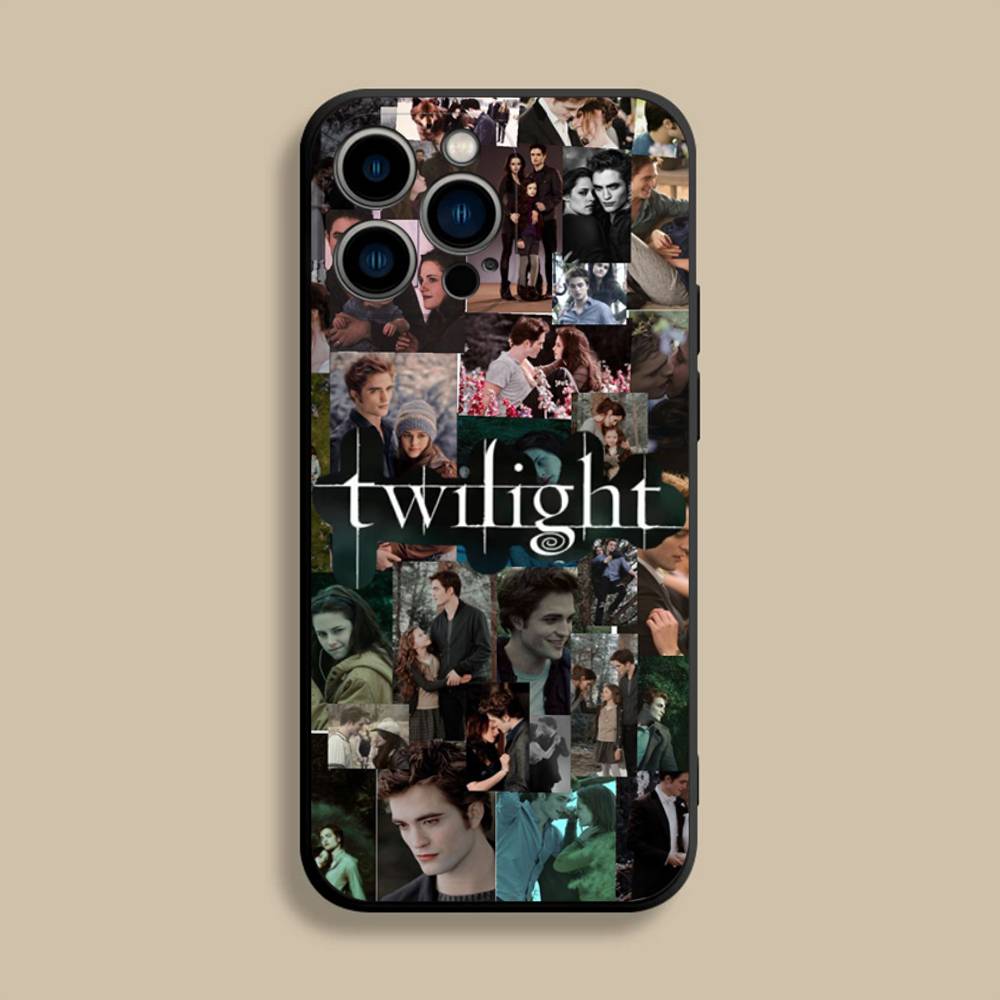 Edward Jacob T-Twilight Phone Case For iPhone 17,16,15,14,13,12,Pro,Max,Plus,E,SE4,Air,Mini Black Soft Cover