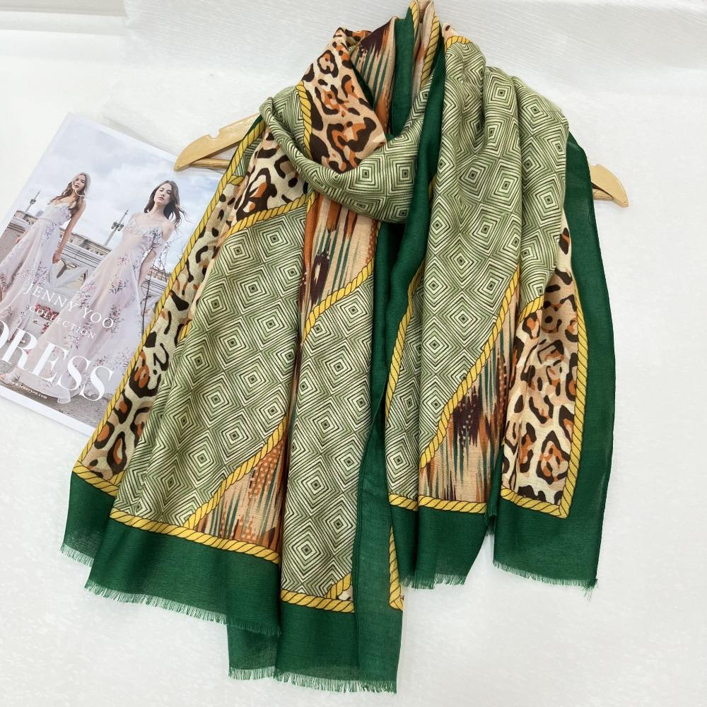 Lightweight Women Scarf Cotton Linen Fabric Silk Scarf Fashion Warm Shawl  Summer Season
