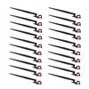 20PCS Wide Coverage Rotating Sprinkler Nozzle Plastic Micro Spray Head  Flower Bed Irrigation