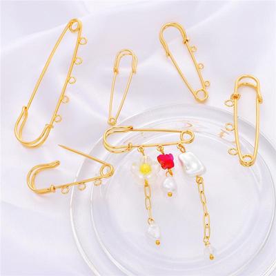 1 Pc Copper Brooch Pin Charm, DIY Jewelry Making Accessories Handmade Supplies