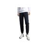 Anta Solid Color Printed Letter Fleece Loose Warm Sports Pants Men Bottoms Black 152247308-1
