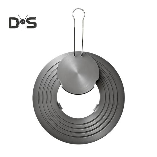 

Рассеиватель тепла для газовой плиты с подвесной ручкой Съемная пластина теплопередачи для медленного приготовления тушеных блюд на сковороде Нескользящая металлическая пластина для медленного приготовления пищи для равномерного нагрева серый