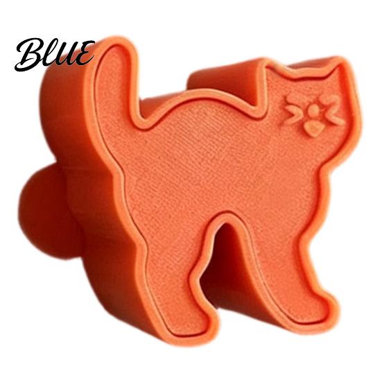 Halloween Themed Baking Kit Mini Pie Mold Cat/Pumpkin/Ghost Shape Reusable Embossed Ghost Cookie Press Hand Mold for Home Kitchen Accessories