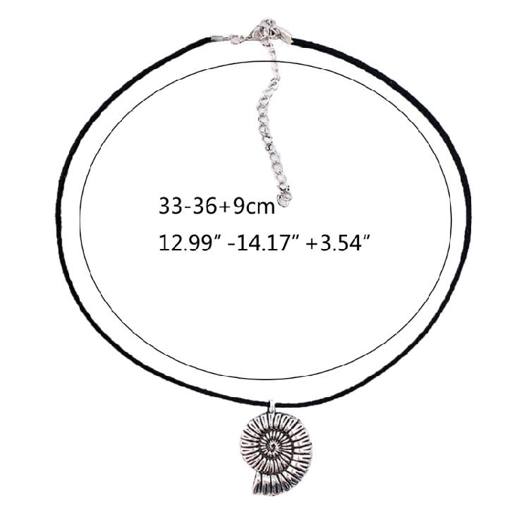 Girls Vintage Choker Chain Alloy Seabeach Neckwear Vacation Neck Jewelry Gift