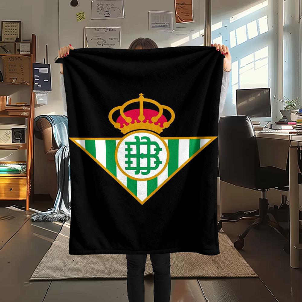 1 Stuks Deportivo Print Flanellen Deken, Hoge Kwaliteit Comfortabel voor Alle Seizoenen, Woondecoratie, Warmte en Comfort, Perfect voor Kerstcadeaus