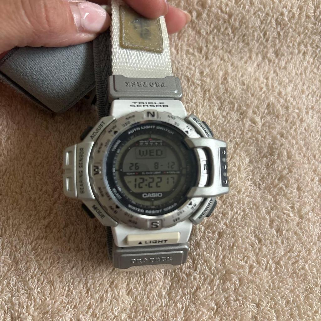 Used CASIO PRO TREK Triple Sensor Outdoor Watch