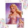 Blonde Princess Diamond Painting Art Mosaic Kit Handmade diy5D Home Decor Gift