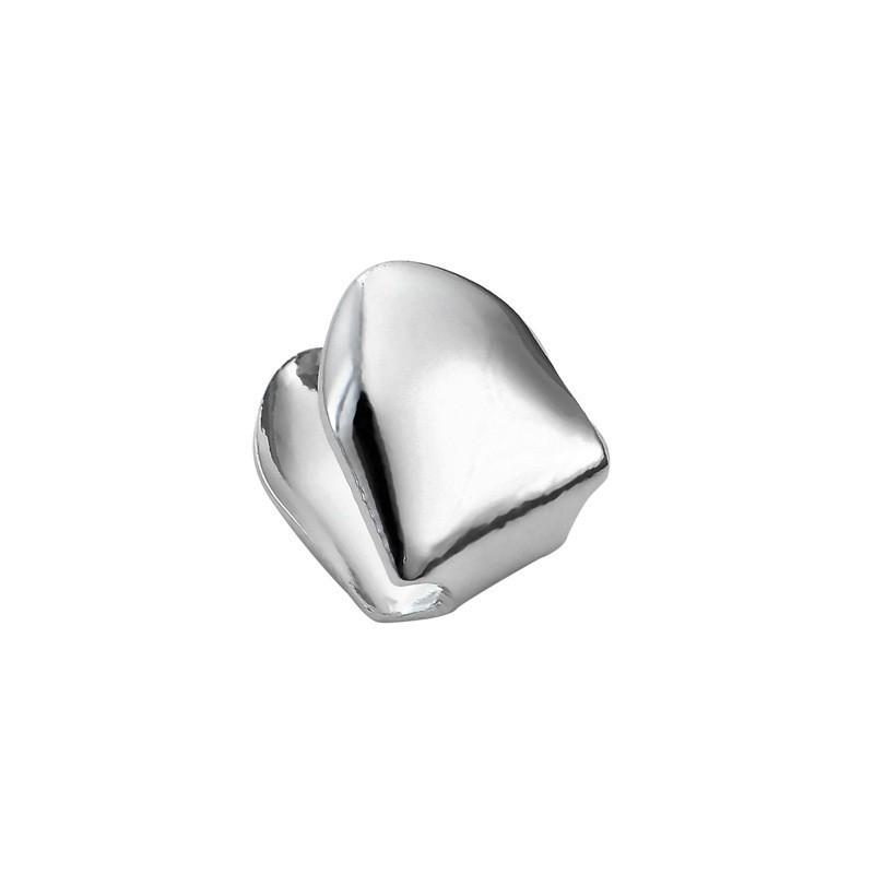 Gold-Plated Hip Hop Single Tooth Cap in European and American Fashion Style