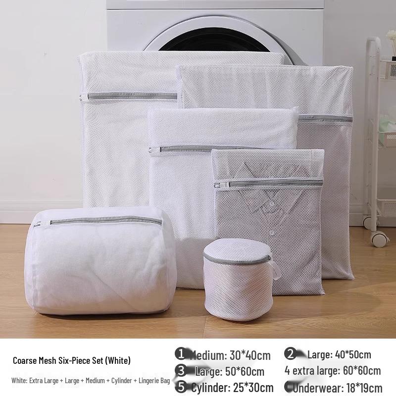 Eco-Friendly Fine Mesh Laundry Bag for Lingerie – Fluorescent-Free, Thickened Protective Bag for Machine Wash
