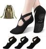 Yoga Socks For Women,Non Slip Grip Pilates Socks Suitable For Ballet,Plasticity,Dance,Home,Training