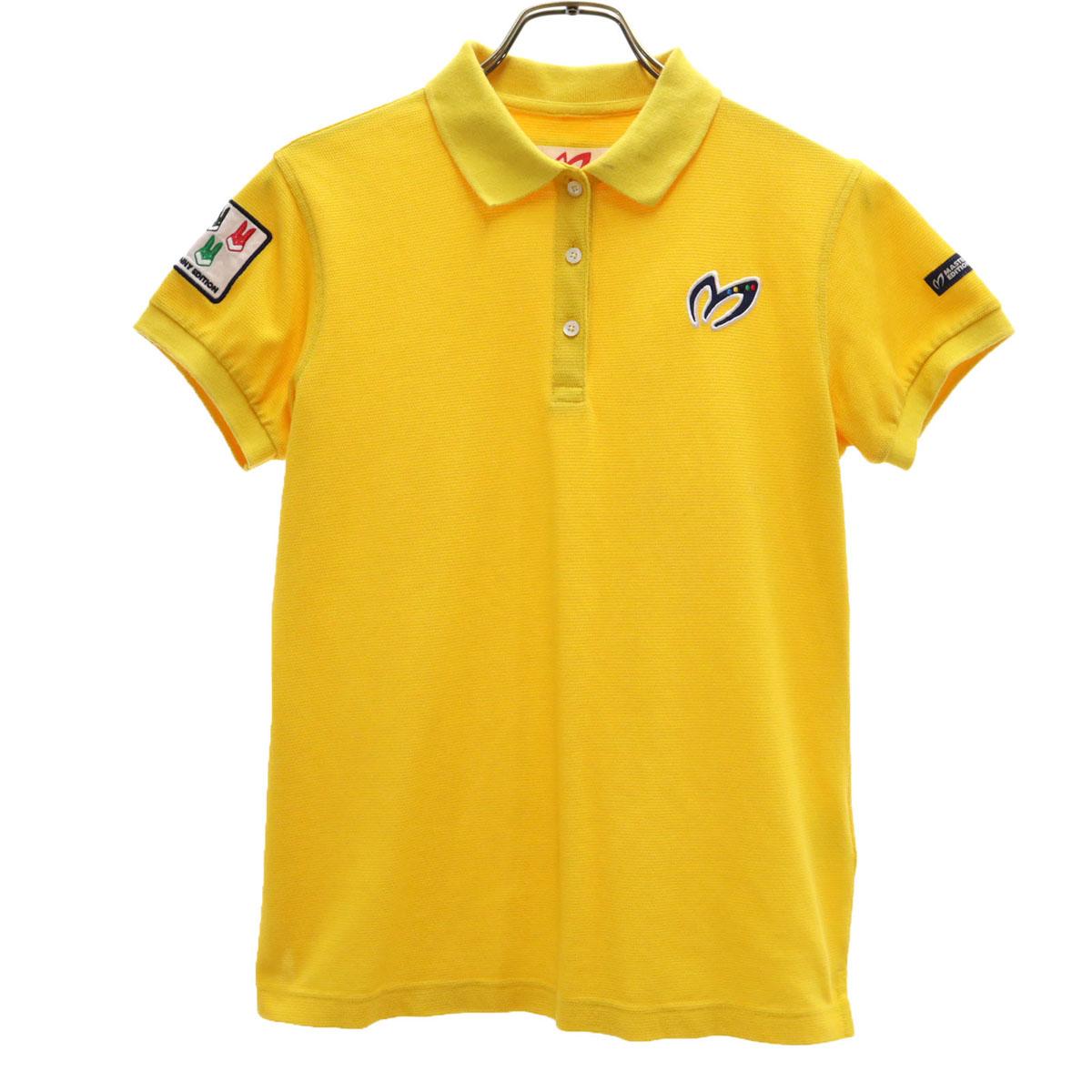 

MASTER BUNNY EDITION сделано в Японии гольф Футболка поло с коротким рукавом 1 желтая Женская Б/У