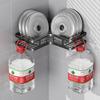 Bathroom Triangle Iron Shelf No Drill Metal Corner Shelf Kitchen Bathroom Accessories Storage Rack Shampoo Storage Rack