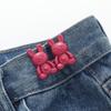 Zinc Zinc Alloy Rabbit Snaps Detachable Pant Clips Multicolour  Stylish   Tightening