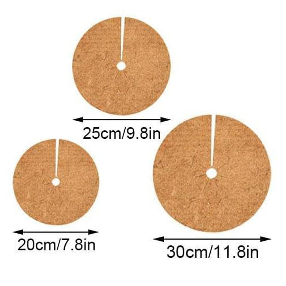 Natürlicher Kokosfaserkohle Baum Mulch Ring Schutz Organische Matte für Innen Außen Scheibe Pflanzenabdeckung Blumentopf