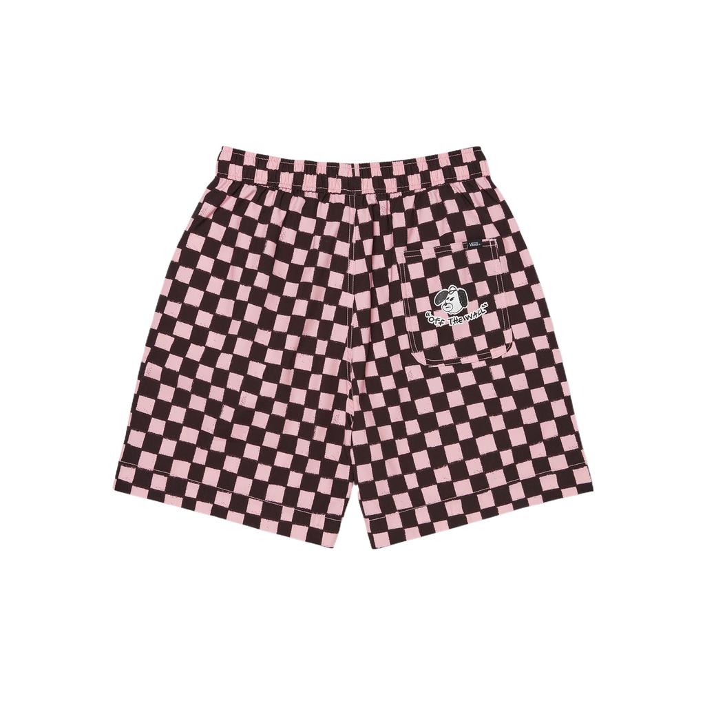 Vans X Riroo Asian Artist Series Off The Wall Riroo Dog Fashion Simple Trendy Aesthetic Casual Shorts Women Shorts Black Pink VN000QF7FB0