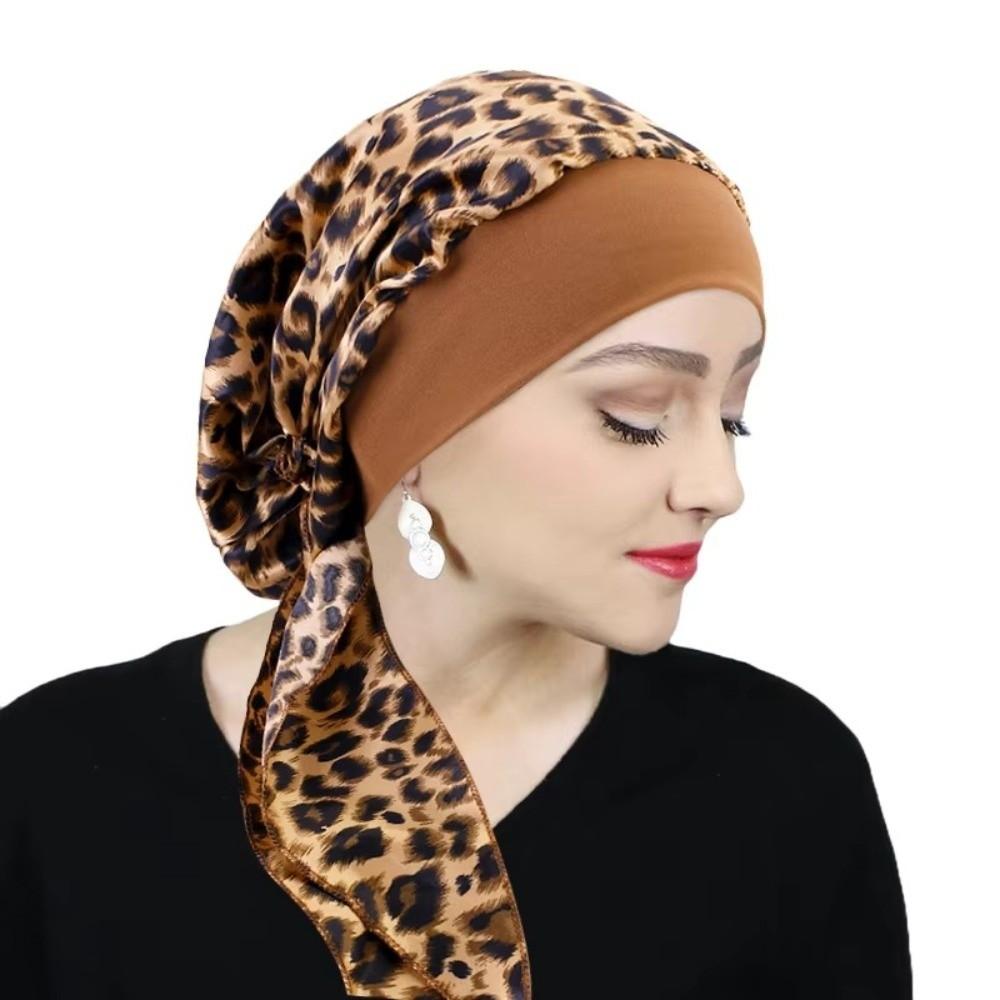 Elastic Cancer Chemo Hat Hair Loss Cover Head Wrap Fashion Female Turban Cap