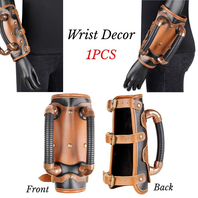 Gearduke Steampunk Cosplay Medieval Retro Knight Arm Bracelet Wristband Unique Design!