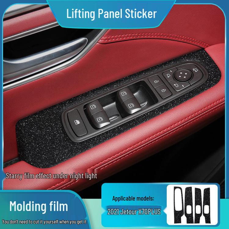 Starry Sky Film for Jetour X70 Interior and Center Console Frosted Film Sticker Replacement