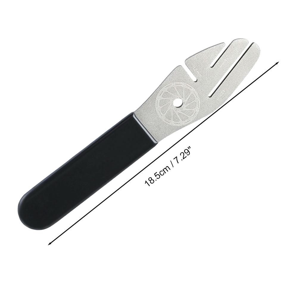Bike Bicycle Disc Brake Rotor Alignment Truing Tools Mountain Bicycle Disc Flattening Correction Wrench Stainless Steel Tool