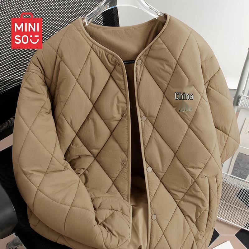 MINISO Unisex Collarless Padded Jacket