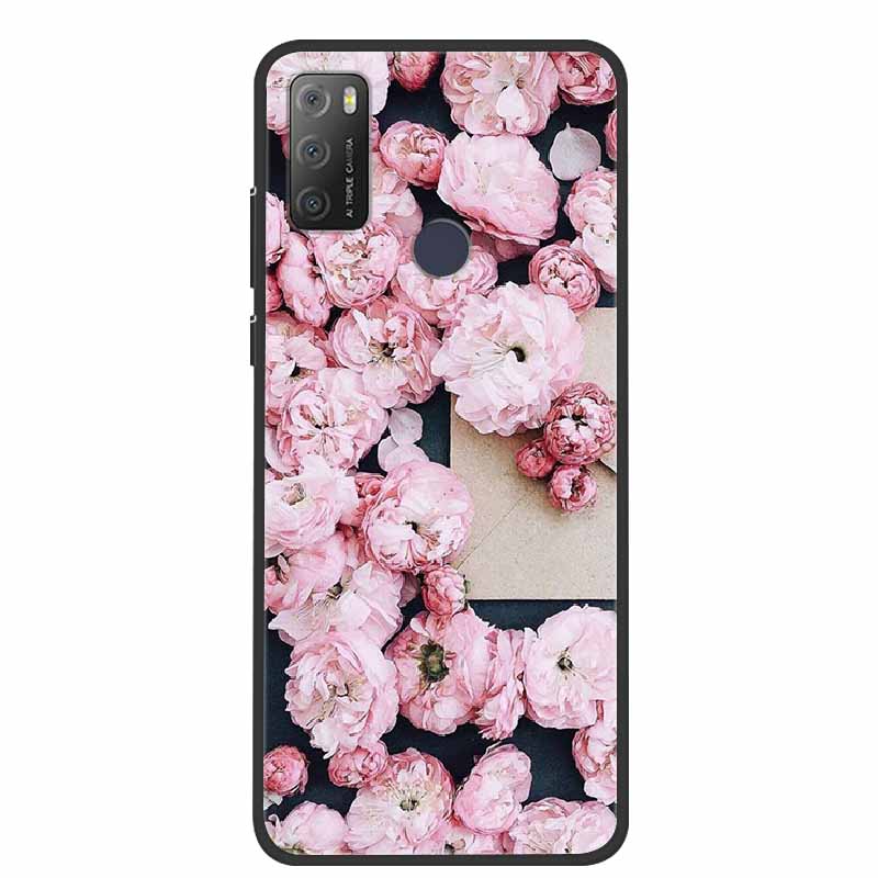 For Alcatel 1S 2021 Case Silicone Waterproof TPU Soft Phone Case For Alcatel 1S 1 S 2020 Capa Cartoon Coque Funda For 1SE 2020