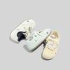 Cute embroidered cat cat casual lace-up women's spring new high-value flat-bottomed German training shoes