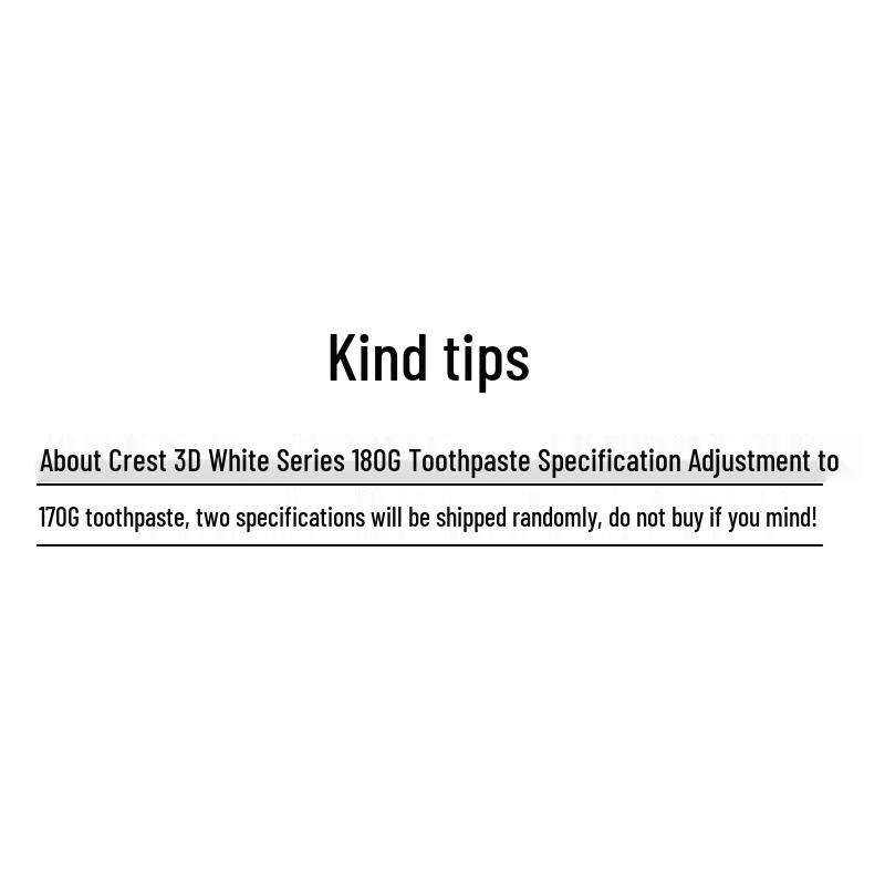 Crest 3D White Lemon Tea Toothpaste