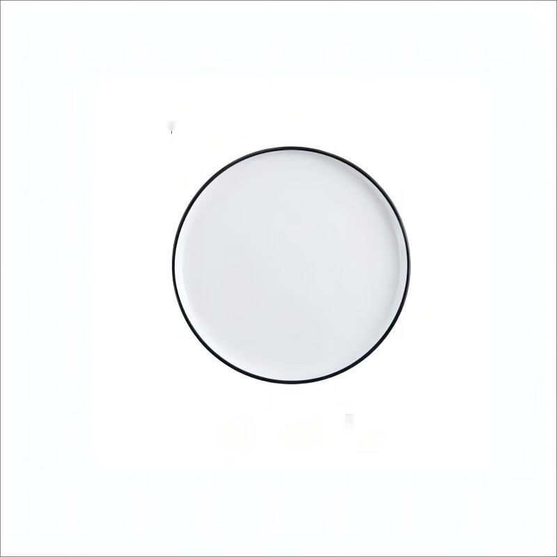 Wutuo 10-inch White Ceramic Dinner Plate