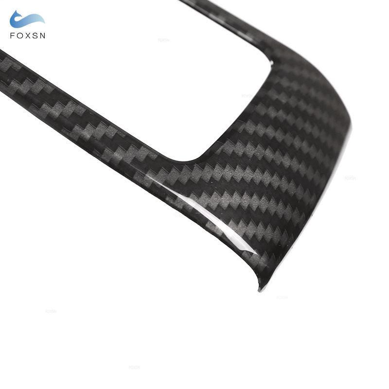 For Mercedes Benz S Class 2014- LHD   Carbon Fiber Texture Car Interior Door Window Lift Switch Button Frame Cover Trim