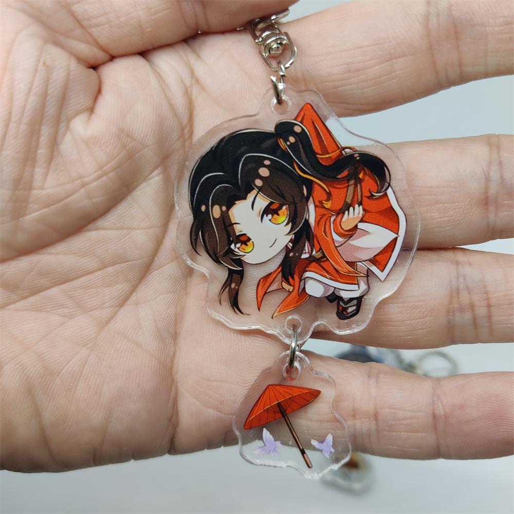

Anime Tian Guan Ci Fu Keychain Xie Lian Hua Cheng Cosplay Cute Bag Pendant Heaven Official’s Blessing Cartoon Toys Keyring Gift