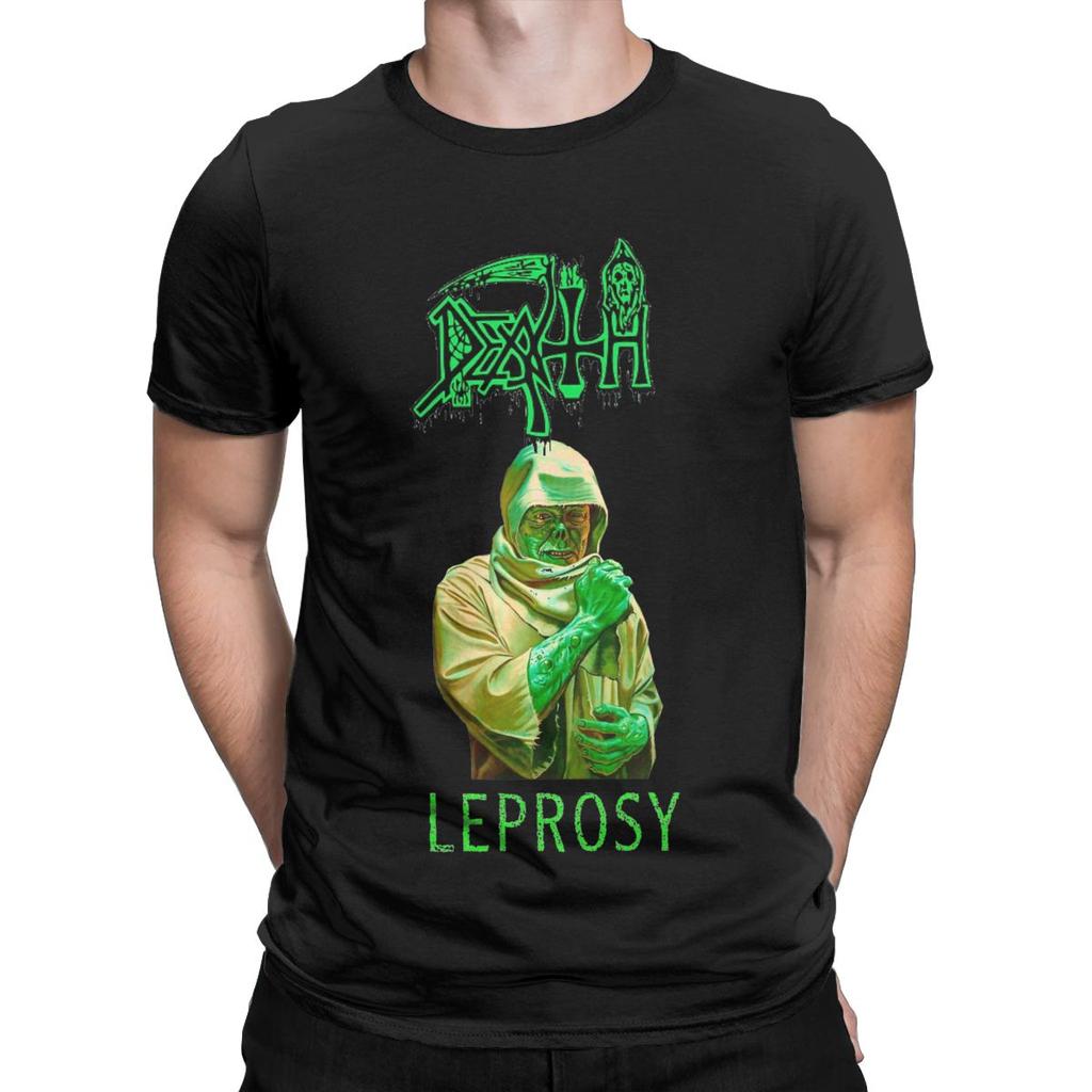 Summer Death Leprosy Death Metal Men Women's T Shirts Outfits Novelty Tee Shirt T-Shirts Cotton Gift Idea Clothing