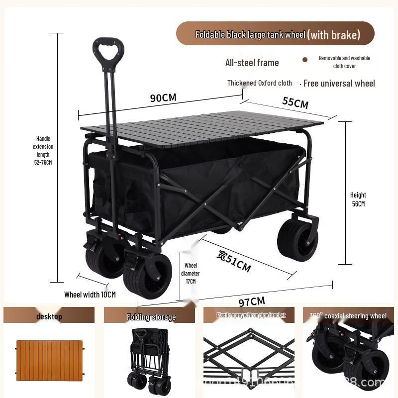 Foldable Outdoor Camping Cart