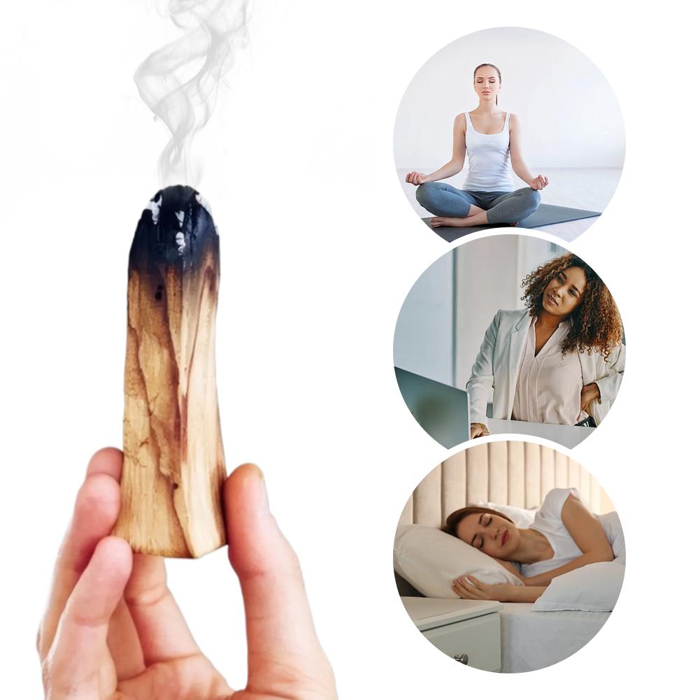 1-20PCS Palo Santo Natural Incense Sticks  Purifying Healing Stress Relief Scented Aroma Sticks Wooden Smudging Stick for Home