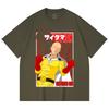 T-shirt Unisex Pesante 100% Cotone 230 g/m² con Stampa Saitama One Punch Man V7