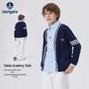 Navigare Boys' V-Neck Color Block Cardigan Sweater